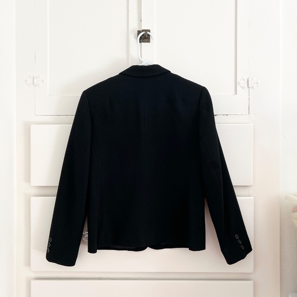 Vintage 1980s Pendleton‎ Wool Blazer Black Size 8 - Picture 5 of 6